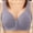 Blue, variant on Wireless Bralette for Women Front Closure Breathable Fabric Push Up Bra Full Coverage All-Day Wear Bra 36A