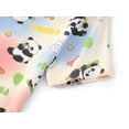 thumbnail image 3 of Beezizac Girls' Short Sleeve Pajama Set Cotton Slim Fit All-Over Cute Pandas Print Soft Kids Sleepwear Size 8, 3 of 7