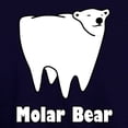 thumbnail image 3 of CafePress - Molar Bear Polar Tooth Bear Sweatshirt - Pullover Hoodie, Classic & Comfortable Hooded Sweatshirt, 3 of 4