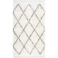 thumbnail image 1 of Nuloom 3' x 5' Hand Knotted Fez Shag Rug in Natural, 1 of 5