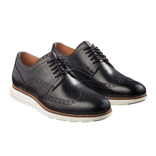 cole haan original grand shortwing oxford white