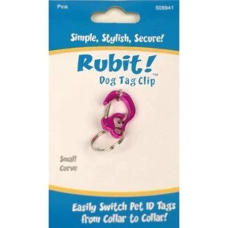 UPC: 0628586508941 | Rubit! Curve Aluminum Dog Tag Clip Small