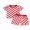 Red, variant on GuliriFei Toddler Baby Girl Outfit Newborn Girl Summer Clothes Short Sleeve T Shirt Checkerboard Top Set Elastic Waist Shorts 0-3T