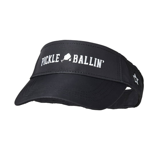 Pavilion Gift Company - Pickleballin' - Black Dri-Fit Visor