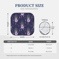 thumbnail image 3 of Windshield Sun Shade, Lavender Flowers Love Kettle Foldable Car Sun Shade Windshield For Front, 2 Pieces, 3 of 4