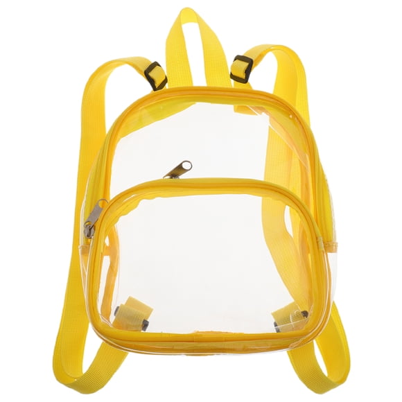 Shisuyan Clear Backpack Sports Stadium Backpack Transparent Waterproof Bag For Girls Concert Festival Sports Events Daily Outdoor Activities