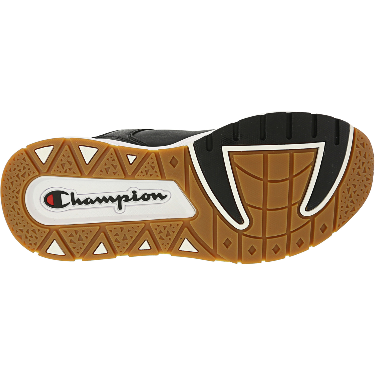 champion 93 eighteen big c black & white suede shoes