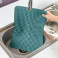 thumbnail image 4 of Soft Rubber Dish Drying Mat for Kitchen Flexible Non-Drain Silicone Board for Dishes & Glassware Heat Counter Protector, 4 of 9