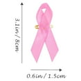 thumbnail image 5 of 200 Pcs  Portable Ribbon Pin Breast Cancer Awareness Decorative Breast Cancer Ribbon Decors, 5 of 6