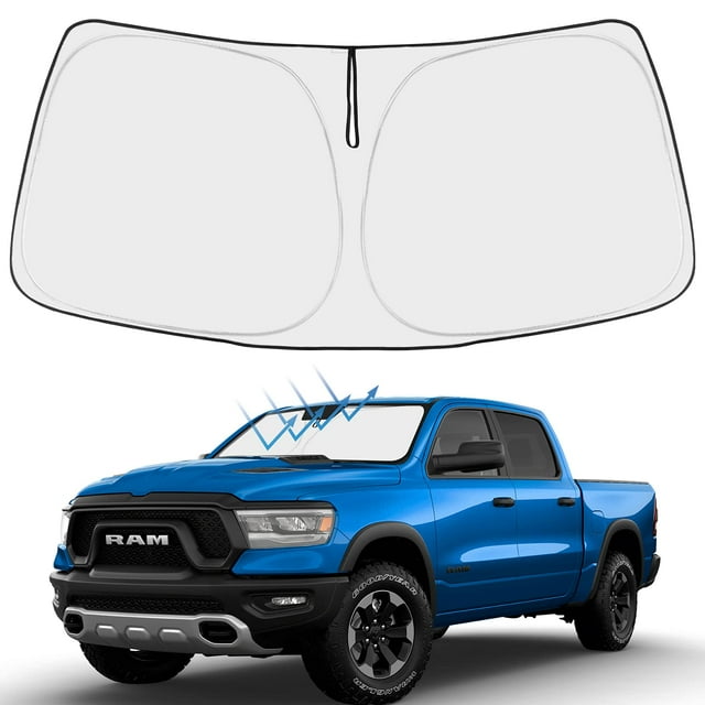 Parasol para parabrisas Proadsy 2025 mejorado para Dodge RAM 1500