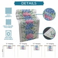 thumbnail image 6 of Blue Pink Hydrangea Table Runner 70 Inches Long Farmhouse Dress Scarves, Eucalyptus Leaves Wooden Summer Botanical Dining Tablerunner for Coffee Table/Kitchen Island/Party Décor, 13" x 70", 6 of 8