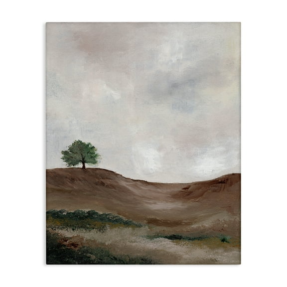 Stupell Industries Curving Desert Hill Landscape & Nature Painting Wrapped Canvas Art Print Wall Art, 16 x 20