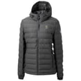thumbnail image 2 of Women's Cutter & Buck  Gray North Carolina Tar Heels Vault Mission Ridge Repreve Eco Insulated Long Puffer Jacket, 2 of 3