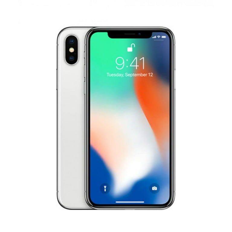 Apple iPhone X シルバー 64GB Apple iPhone X - 64 GB - Silver (Unlocked) for sale online