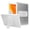 Clear, variant on ELEHOLD For Apple iPad 8th/7th Generation 2019/2020 Protection Case ,Slim Lightweight Shell TPU Bumper + PC Translucent Matte Cover with Built-in Kicksatnd ,Clear
