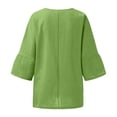 thumbnail image 6 of Plus Size Womens Blouses Loose Fit 3/4 Sleeve Shirts Ladies Dressy Casual Tops Flowy Clothing, 6 of 6