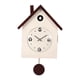 thumbnail image 1 of Reloj de cuco con péndulo, reloj de pared de madera estilo granja. Beige, 1 of 8