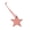 Pink, variant on Sophisticated Leather Star Keychain Five-pointed Star Pendant Multipurpose Luggage Identifier Accessory for Women