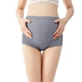 thumbnail image 3 of CAIXIA Seamless Maternity Thongs for Women, No Show Maternity Shapewear Over The Belly, Pregnancy Belly Support Panties, 3 of 9