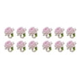 thumbnail image 3 of Servilletero de Flores Artificiales Toystoory 6 uds Lino Colorido Rosado, 3 of 6