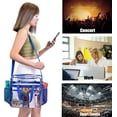 thumbnail image 4 of Clear Bag Stadium Approved 12x6x12 Clear Tote Bag with Removable Strap Clear Lunch Bag for Work Sports Festival, 4 of 7