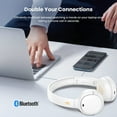thumbnail image 3 of Edifier WH500 Wireless Bluetooth Lightweight and Foldable On-Ear Headphones - Fast Charging, 3 of 8