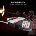 thumbnail image 3 of Mouse gamer Redragon M908 con cable, RGB, 24.000 DPI, 3 of 9