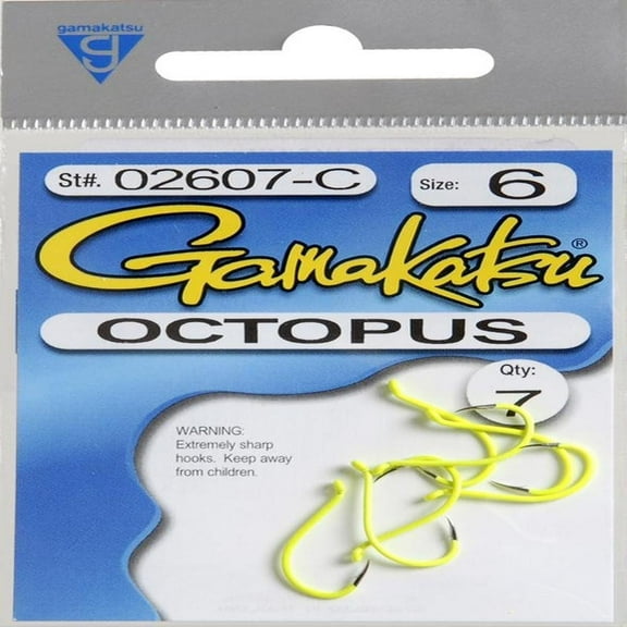 Gamakatsu Octopus Hooks, 7pk