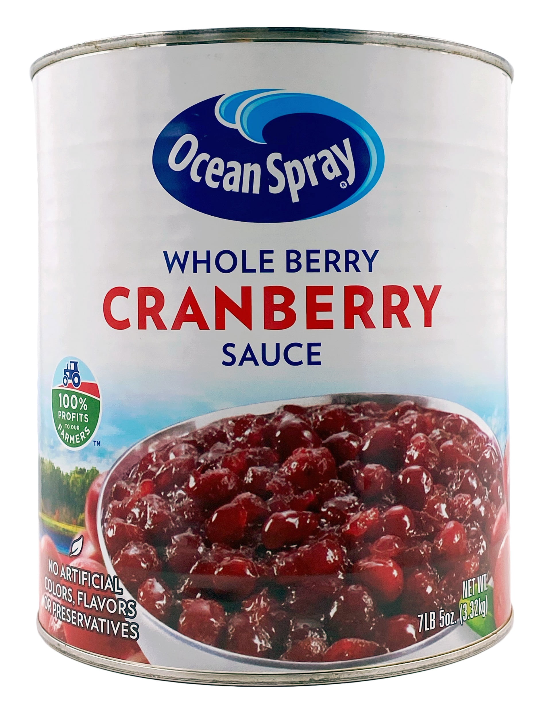 Ocean Spray Whole Berry Cranberry Sauce 117 oz. Can