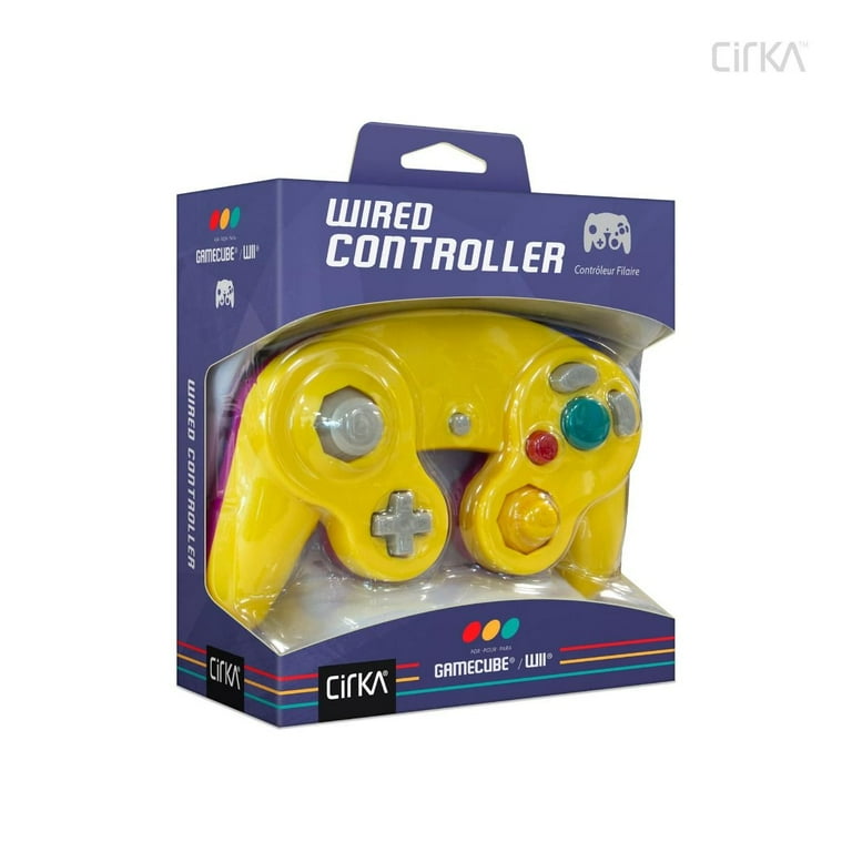 CirKa M05819-Yepu Wired Controller (Yellow Purple) for GameCube