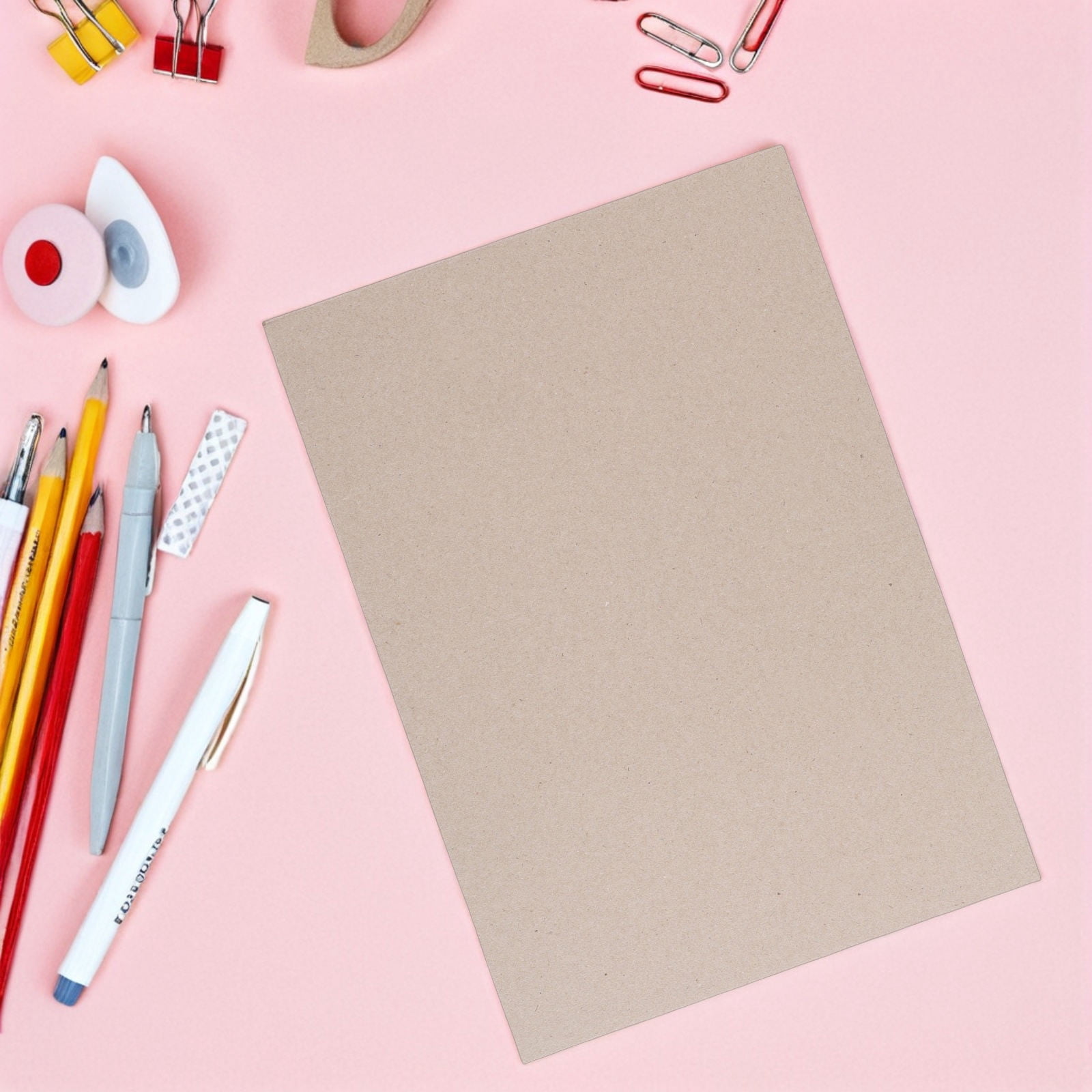LOLIPPYY Vintage Style Book Binding Board Grey Cardstock for DIY Projects