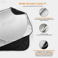 thumbnail image 3 of Parasol para parabrisas de coche, parasol para coche con bolsa de almacenamiento, para protección solar y UV | accesorios interiores del coche, 3 of 7