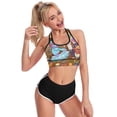 thumbnail image 3 of My Singing Monsters Breeding Women's Sports Bras Racerback Padded Workout Slimming Tank Tops Camisole Yoga Vest Activewear Fitness Running Crop Top, 3 of 6
