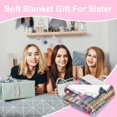 thumbnail image 3 of Sister Present Blanket,to M Sister Birthday Present from Sister,Present for Sister,Best Birthday Present for Sister Super Soft Throw Blankets 50"x60", 3 of 6