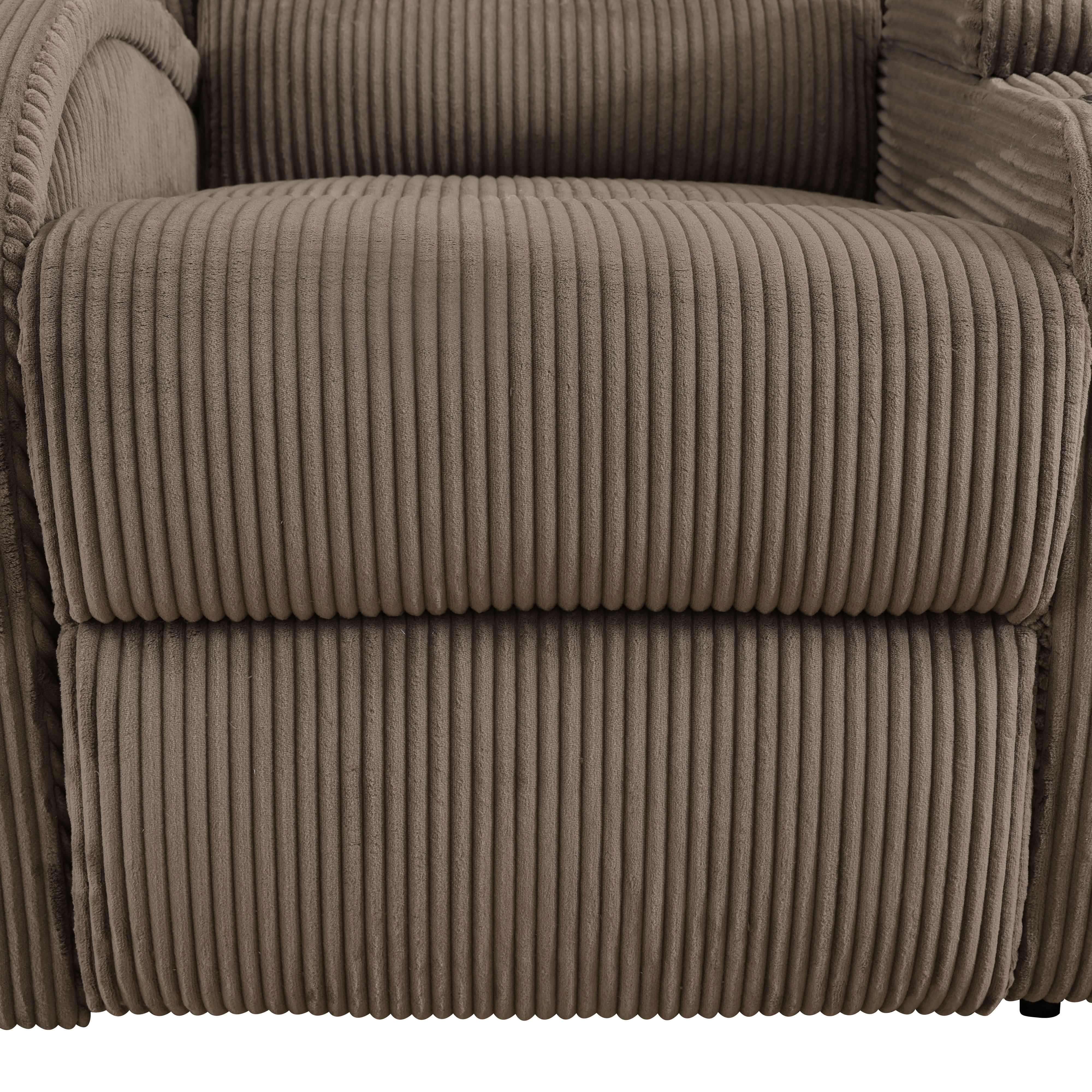 MAYEERTY Intelligent Sectional Recliner Sofa Set with Adjustable Reclining, Cup Holders & Storage Slot for Living Room