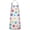 Colorful Dog Paw, variant on Chihuahua and Footprints Apron-Garden Aprons for Women with Pockets-Cotton Linen Waterproof Kitchen Cooking Gardening Aprons Adjustable for Kitchen,Cooking,BBQ and Salon 33x27 Inch
