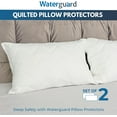 Waterguard Waterproof Pillow Protectors Zippered Bed Bug Pillow Cases