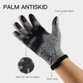 thumbnail image 3 of GHSDFBB Gants d'Hiver pour Hommes et Femmes, Gants Imperméables Chauds avec Toucher Sensible des Doigts, pour Cyclisme, Course, Randonnée, 3 of 7