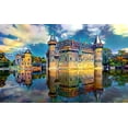 thumbnail image 2 of Gavidia, Pedro 32x21 Gold Ornate Wood Framed with Double Matting Museum Art Print Titled - Ultrecht Netherlands De Haar Castle, 2 of 4