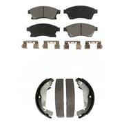 Transit Auto Front Rear Ceramic Brake Pads and Drum Shoes Kit for Car Chevrolet Cruze Limited KCN-100432