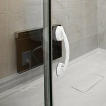 Toyandona Non-Skid Elderly Handrail White Plastic Shower Grab Bar for Home Safety