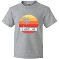 thumbnail image 3 of Inktastic St Lucia Vacation Travel Cruise Youth T-Shirt, 3 of 5
