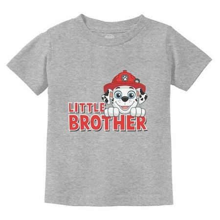 

Paw Patrol Marshall Little Brother Newborn Outfit for Boys Infant Kids T-Shirt 12M Gray
