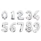 thumbnail image 1 of Globos de aluminio de 16 y 32 pulgadas para decoración de fiestas de cumpleaños, Globos digitales de oro rosa, suministros para Baby Shower, 1 of 5