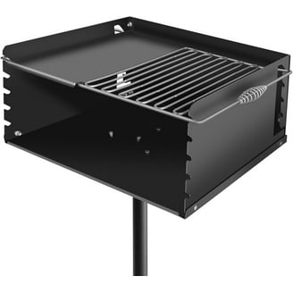 Lodge Cast Iron Sportsman's Grill. Large Charcoal Hibachi-Style