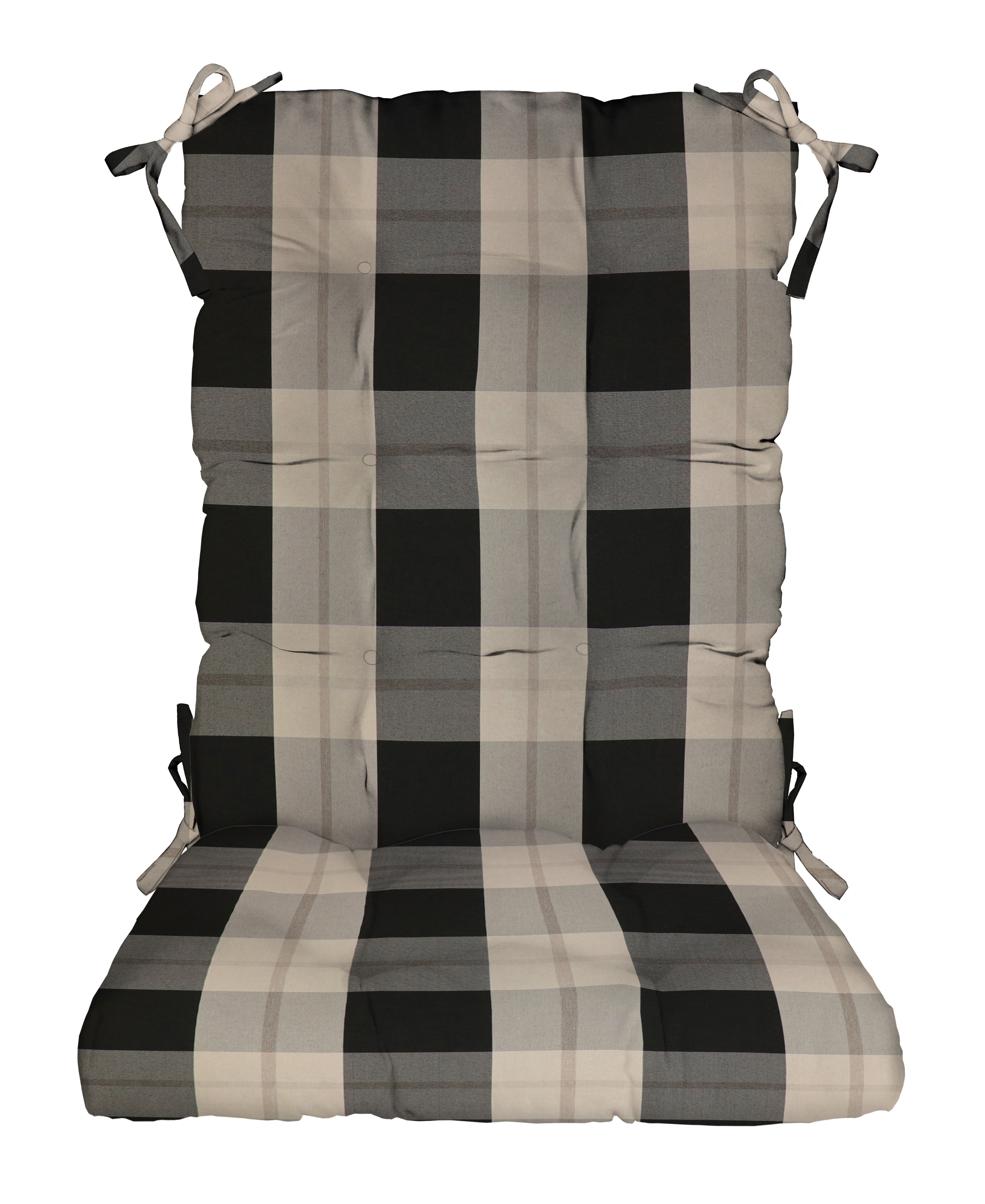 RSH Décor Indoor Outdoor Tufted Rocker Rocking Chair Pad Cushions