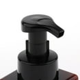 thumbnail image 3 of 2pcs Square Foaming Hand Soap Dispenser Body Wash Bottle Jar Brown, 3 of 8