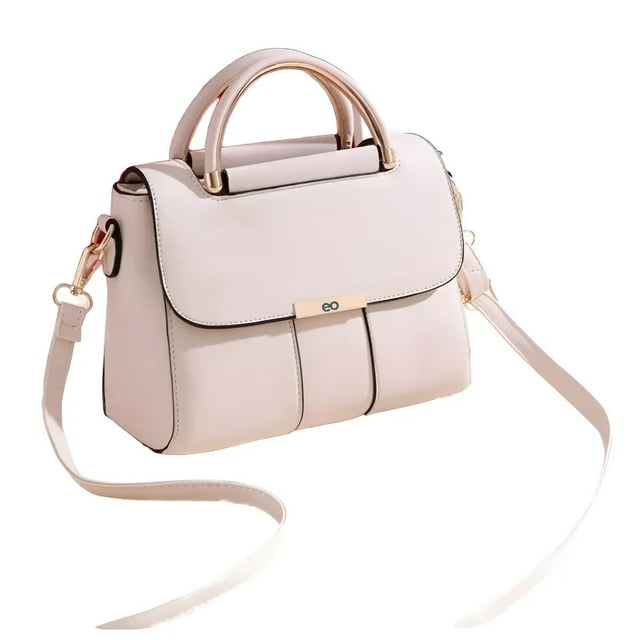 Bolso De Mano Y Hombro Asa Superior Para Mujer Bandolera Beige