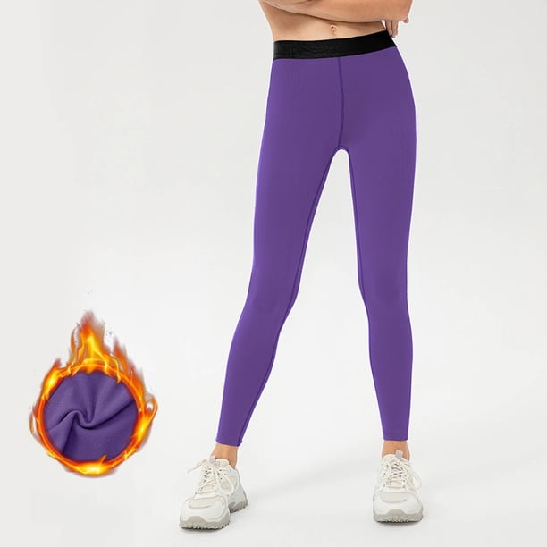 WILLBEST Pantalones de Yoga de Cintura Alta Para Mujer, Ajustados, Cálidos, Para Entrenamiento, Para Deportes Casuales y Ejercicio, Cómodos, Elásticos, Ropa Deportiva Extra Grande