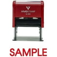 thumbnail image 2 of Vivid Stamp Sample Self Inking Rubber Stamp (Red Ink) - Large, 2 of 2